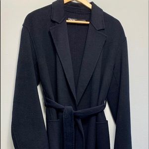 Zara black wool coat - size XS
